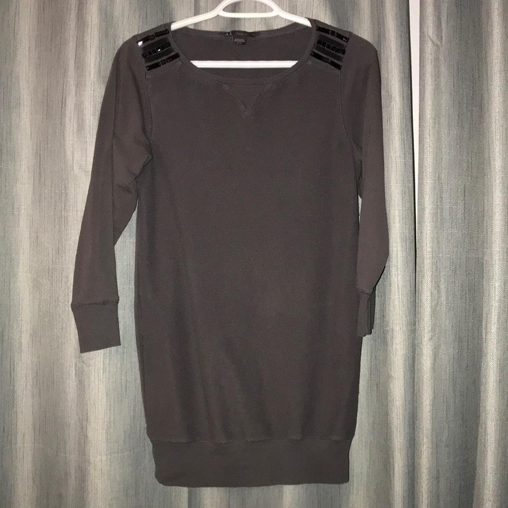 **ARMANI** sweater with embellished shoulders